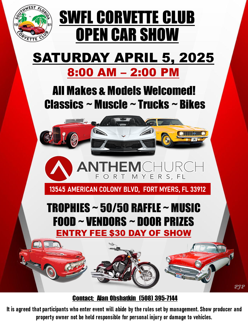 April 5 SWFLCC Car Show