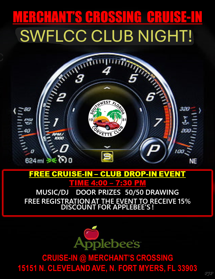 SWFLCC Applebees Cruise CLUB NIGHT