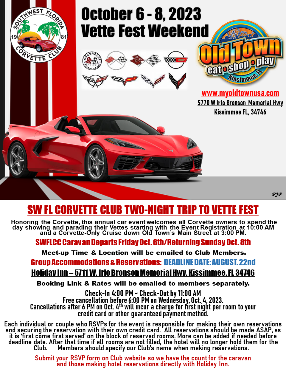 SWFLCC Vette Fest Weekend 2023 for website